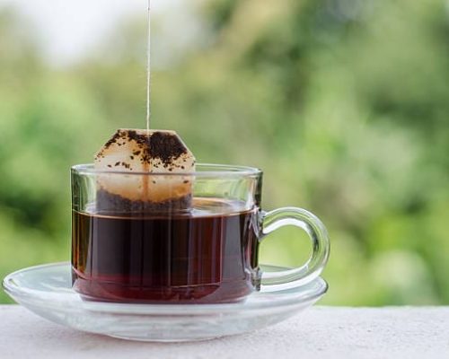 A coffee cup outside